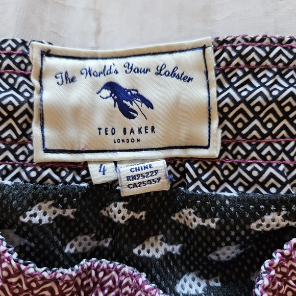 Ted Baker Swimsuit - Lobster Swim Trunks Size 4 - Picture 2 of 6